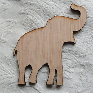 Elephant craft blank, plywood or MDF