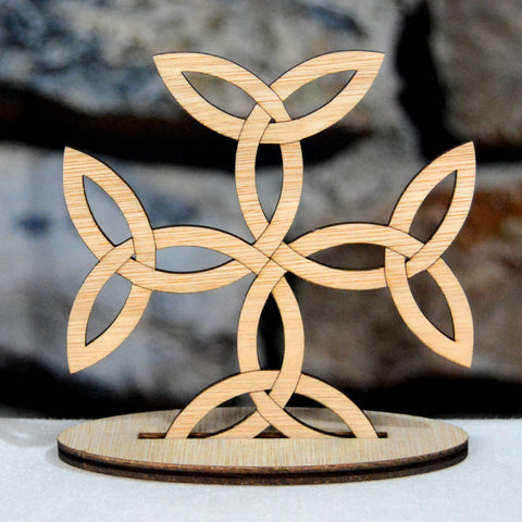 Carolingian Cross, Celtic style decoration