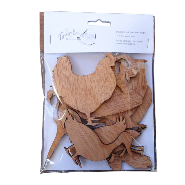 Birds selection pack , Plywood
