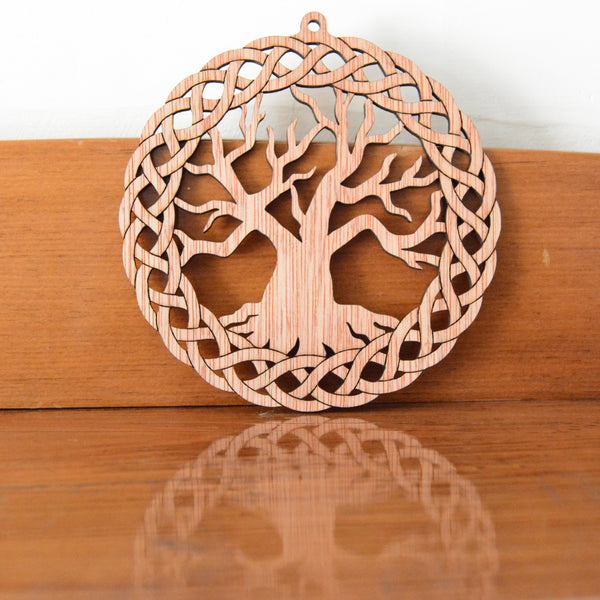 Celtic style wreath with Tree of Life