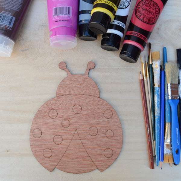 Ladybird, plywood shapes
