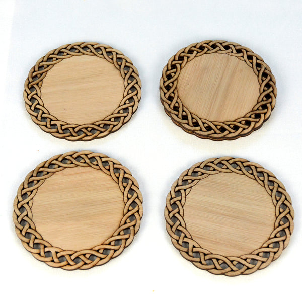 Round Celtic Coasters, Pack of 4 or 6